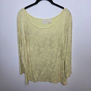 Chico's Blouse Womens 3 (XLarge)